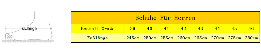 farbezeit schuhe größe für herren