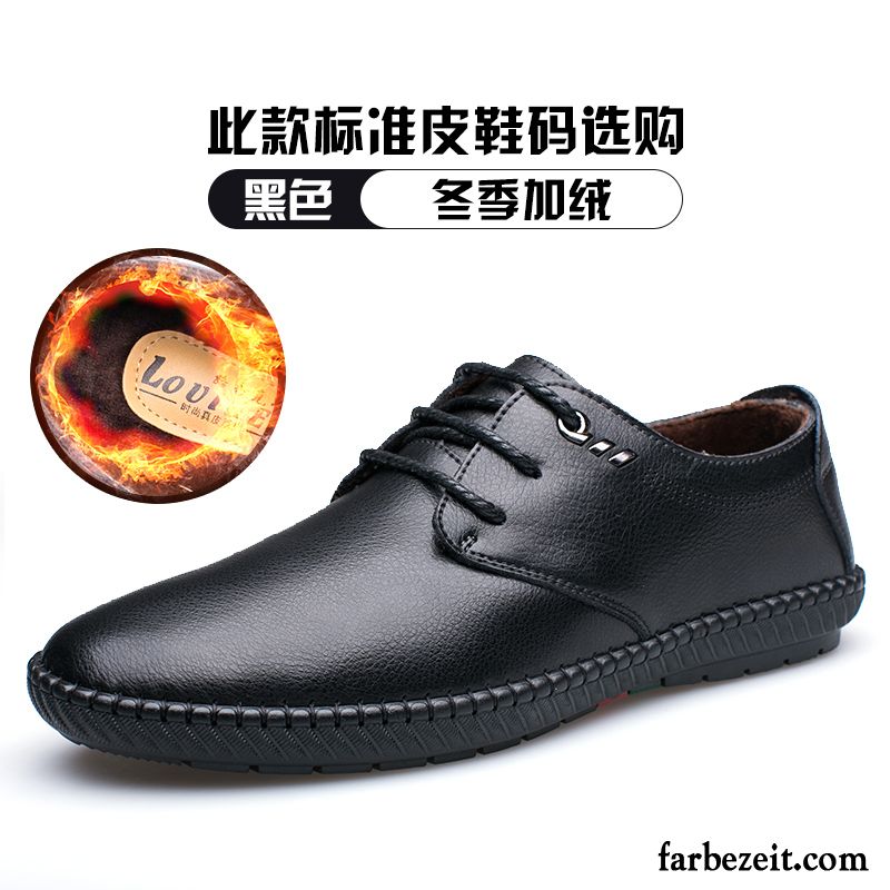 Anzug Schuhe Schwarz Echtleder Weiche Sohle England Herren Jugend Feder Schuhe Lederschue Casual Geschäft Trend Kaufen