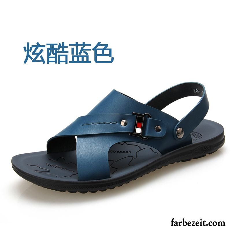 Bequeme Herren Sandalen Pantolette Täglich Neue Sommer Trend Sandalen Schuhe Draussen Gemütlich Atmungsaktiv Casual Strand Verkaufen