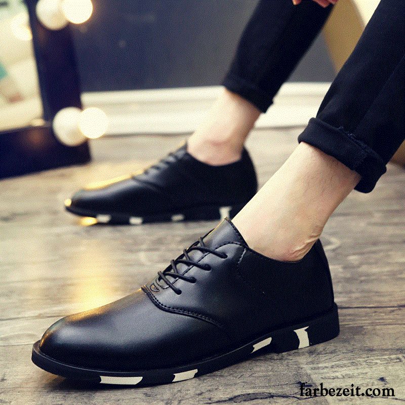 Beste Leder Schuhe Herbst Lederschue Schuhe Teenager Casual Neue England Herren Trend Billig