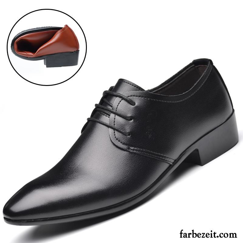 Billige Schuhe Herren Trend Lederschue Spitze Baumwolle Schuhe Winter Casual Geschäft Billig