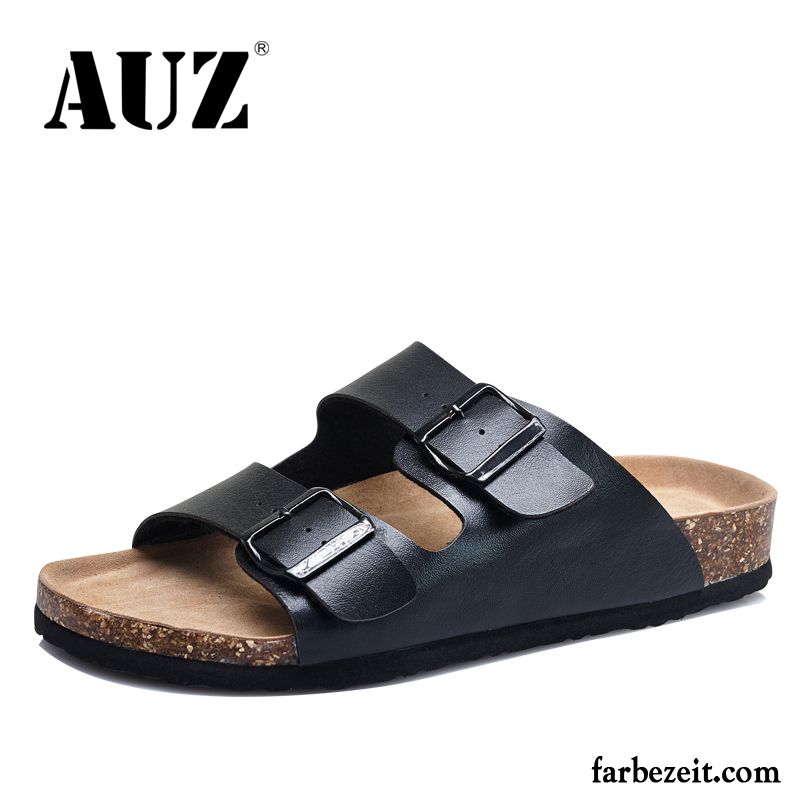 Blaue Sandalen Absatz Hausschuhe Neue Damen Strand Rutschsicher Sandalen Sommer Flache Günstig