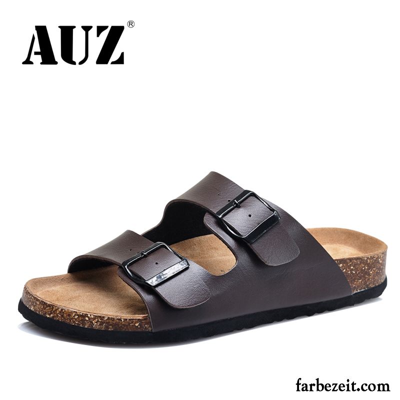 Blaue Sandalen Absatz Hausschuhe Neue Damen Strand Rutschsicher Sandalen Sommer Flache Günstig