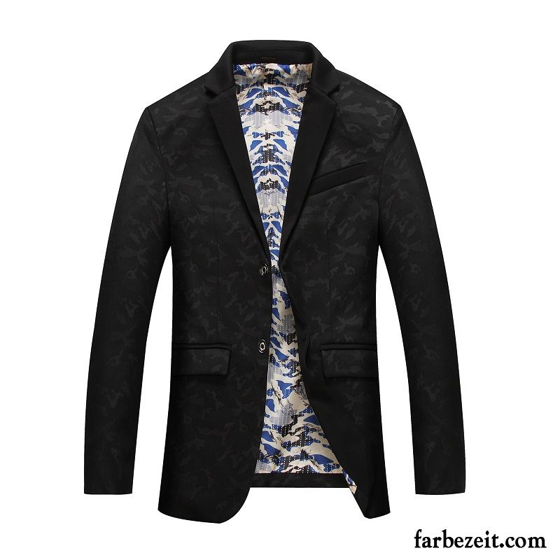 Blazer Herren Modern Blazer Herbst Winter Rote Freizeit Große Größe Neu Anzüg Kostüm Schlank Blumen Überzieher Günstig