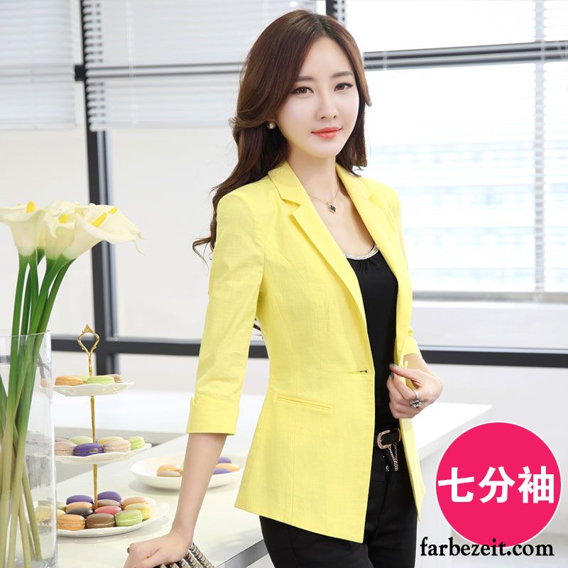 Blazer Weiss Schwarz Gepunktet Herbst Überzieher Neu Freizeit Große Größe Winter Lange Ärmel Trend Damen Blazer Kurzer Absatz Anzüge Baumwolle Schlank Kaufen