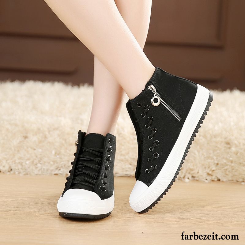 Braune Lederschuhe Damen Flache Schüler Casual Feder Schnürung Skaterschuhe Tuch Schuhe Langschaft Trend Kostenloser Versand