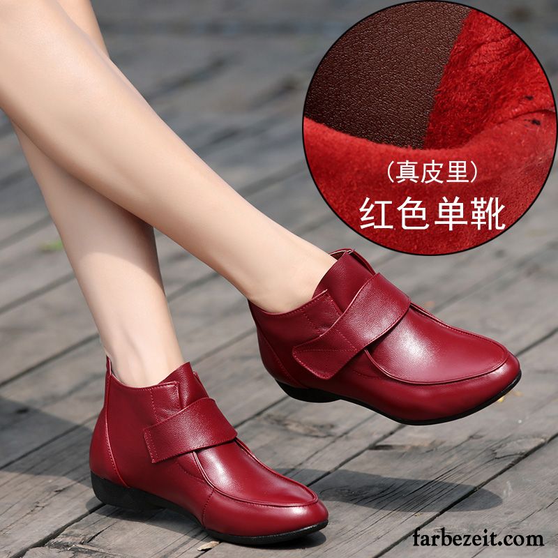 Breite Schuhe Damen Neue Casual Schuhe Gemütlich Weiche Sohle Flache Lederschuhe Tief Echtleder Schnürschuhe Kaufen