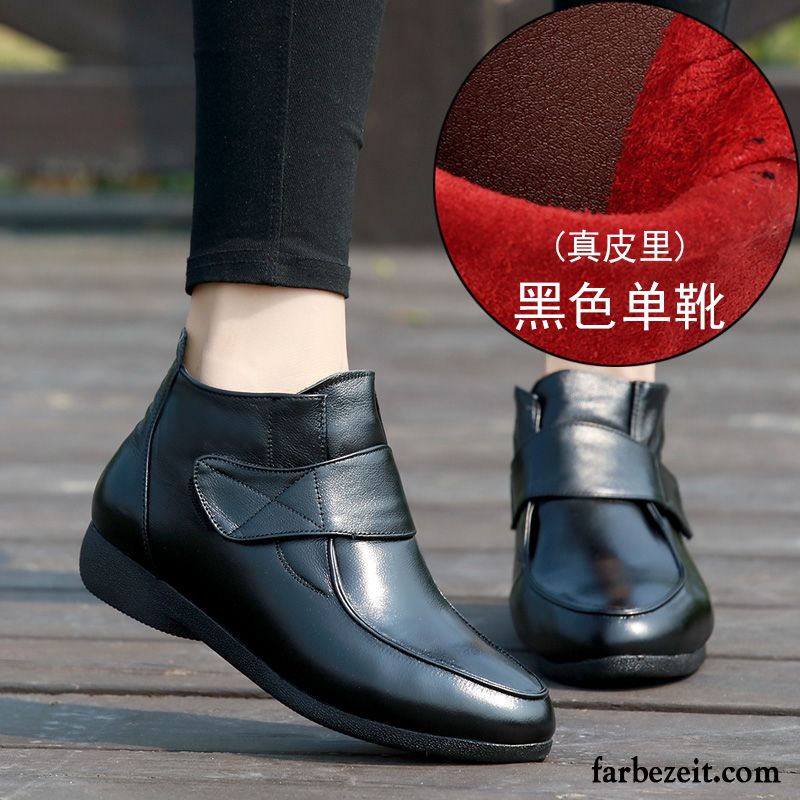 Breite Schuhe Damen Neue Casual Schuhe Gemütlich Weiche Sohle Flache Lederschuhe Tief Echtleder Schnürschuhe Kaufen