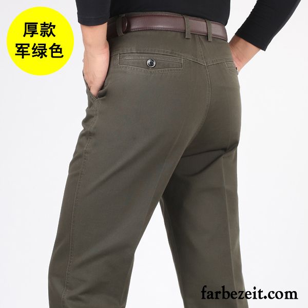 Bügelfaltenhose Herren Lose Winter Baumwolle Freizeit Hohe Taille Herbst Sommer Hose Plus Samt Billig