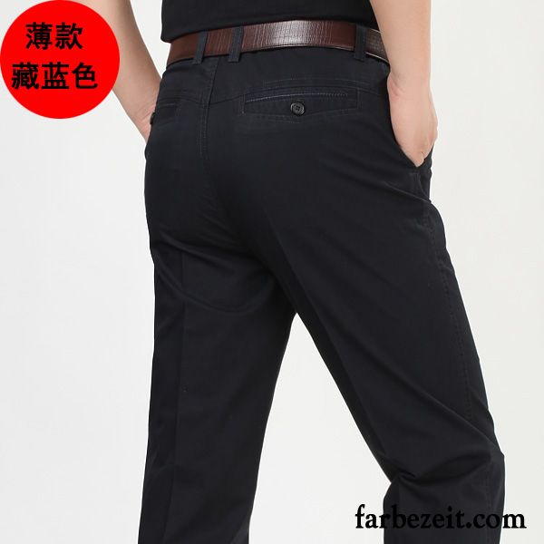 Bügelfaltenhose Herren Lose Winter Baumwolle Freizeit Hohe Taille Herbst Sommer Hose Plus Samt Billig