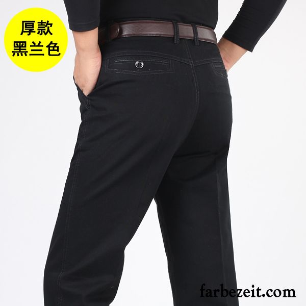 Bügelfaltenhose Herren Lose Winter Baumwolle Freizeit Hohe Taille Herbst Sommer Hose Plus Samt Billig