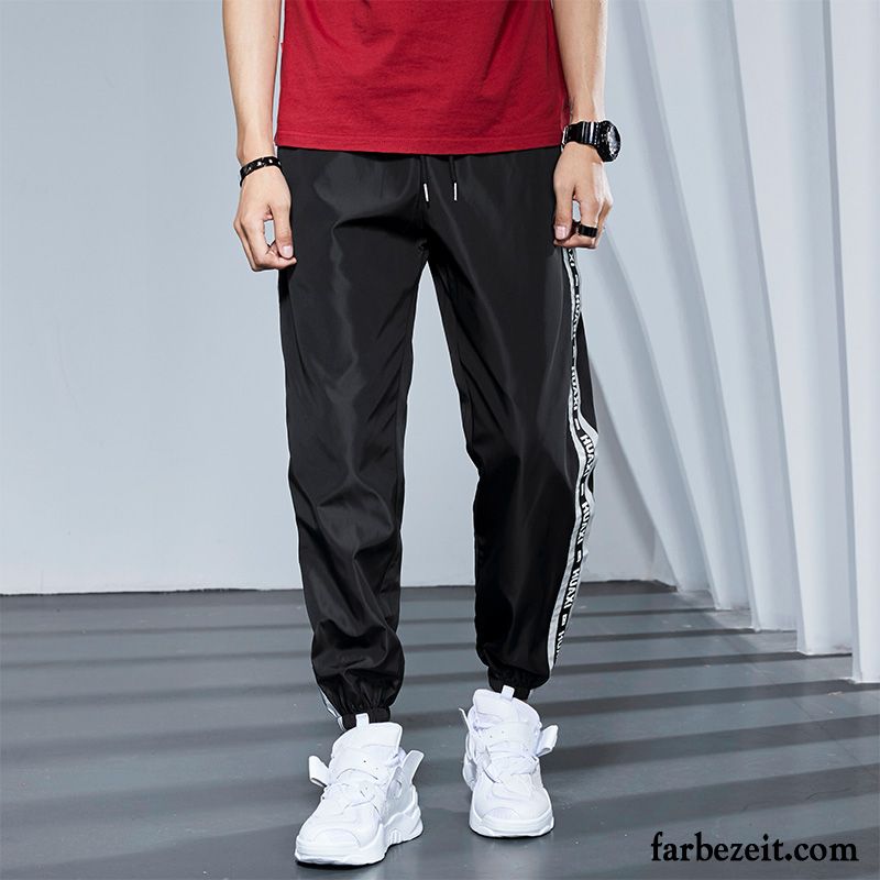 Cargohose Herren Lose Werkzeugbau Schüler Sport Neu Trend Weiß