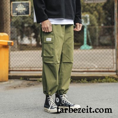 Cargohose Herren Werkzeugbau Feder Harlan Trend Sommer Lose Grau