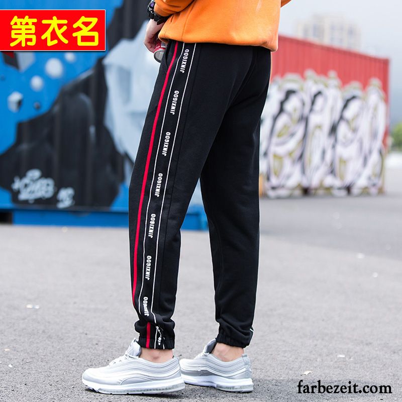 Cargohose Schwarz Herren Lange Herbst Schüler Schmales Bein Freizeit Trend Werkzeugbau Winterkleidung Sport Hose Grau Kaufen