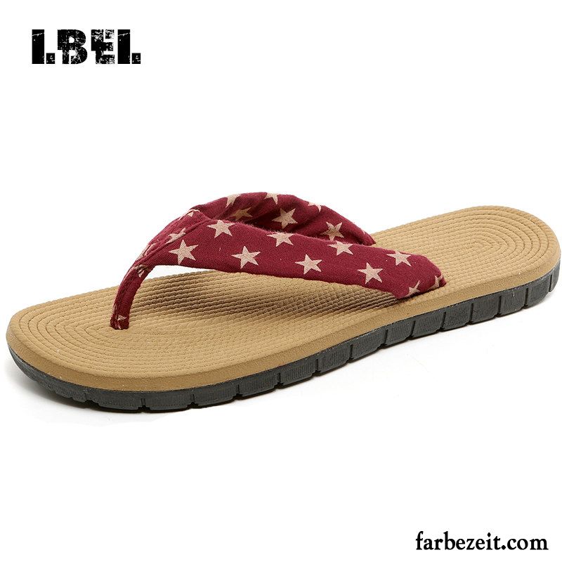 Coole Hausschuhe Für Männer Schüler England Sommer Strand Sandalen Einfach Herren Schuhe Trend Rutschsicher Casual Pantolette Persönlichkeit Günstig