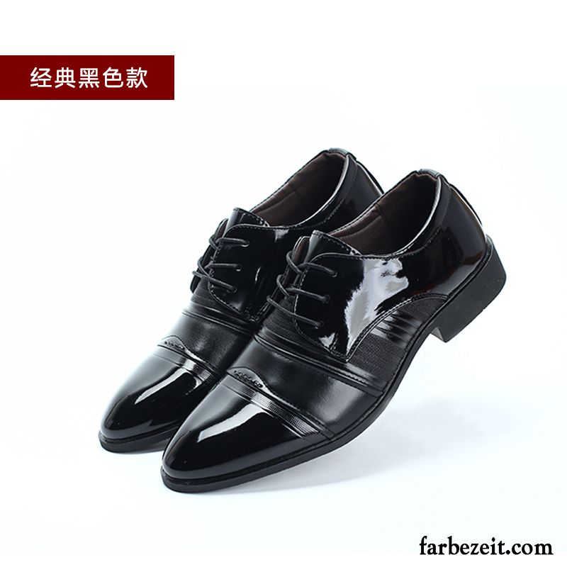 Coole Leder Schuhe Casual Jugend Lederschue Herbst Winter Mode England Spitze Trend Herren Schuhe Sale