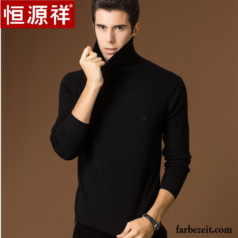 Coole Pullover Für Männer Herren Lange Ärmel Verdickung Pullovers Strickwaren Rein Rabatt