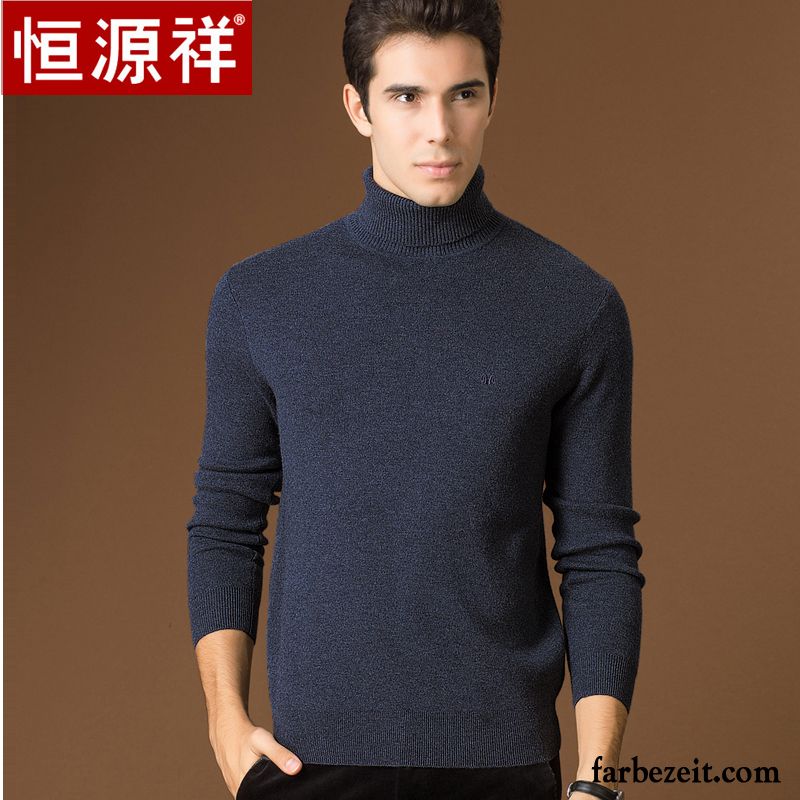 Coole Pullover Für Männer Herren Lange Ärmel Verdickung Pullovers Strickwaren Rein Rabatt