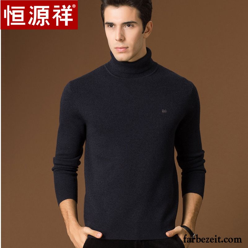 Coole Pullover Für Männer Herren Lange Ärmel Verdickung Pullovers Strickwaren Rein Rabatt