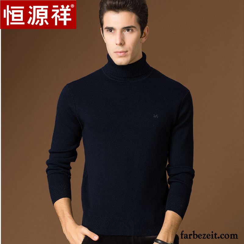 Coole Pullover Für Männer Herren Lange Ärmel Verdickung Pullovers Strickwaren Rein Rabatt