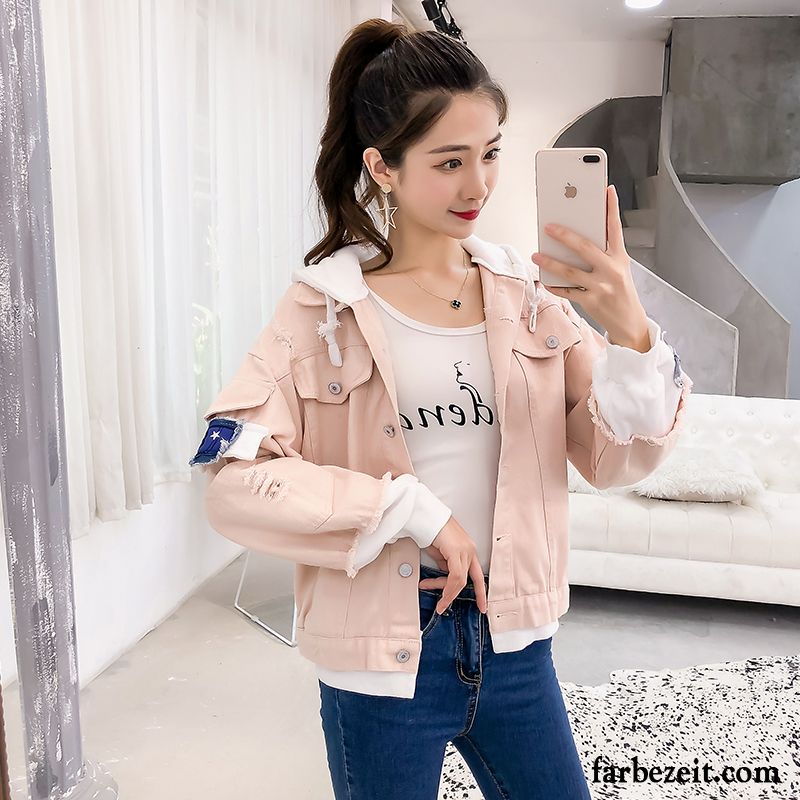 Damen Steppjacken Online Shop Mantel Lange Ärmel Jacke Schüler Herbst Dünn Winter Adretten Stil Überzieher Gelb Lose Neu Mit Kapuze Günstig