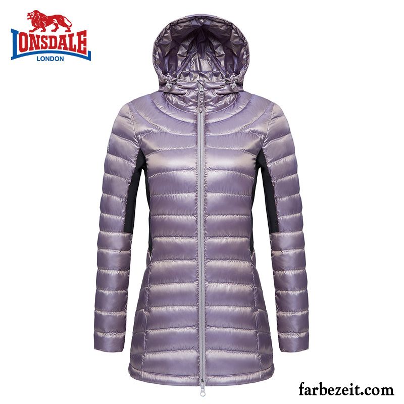 Daunenjacke Taupe Damen Ultra Draussen Langer Abschnitt Licht Baumwolle Ausverkauf Kapuze Dünn Schlank Daunenjacke Sonderangebot Kaufen