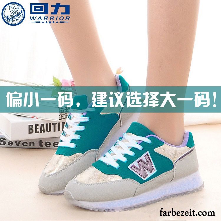 Dunkelblaue Sneaker Damen Casual Schüler Schnürschuhe Atmungsaktiv Laufschuhe Skaterschuhe Tuch Schuhe Erhöht Feder Dicke Sohle Günstig