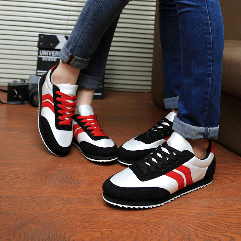 Elegant Herren Sandalen Neue Trend Skaterschuhe Feder Casual