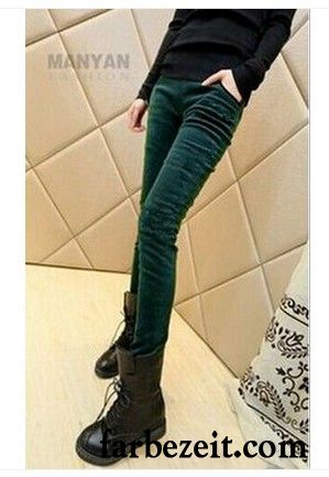 Farbige Hosen Damen Winter Trend Bleistift Hose Freizeit Outwear Herbst Leggings Unter Dünn Plus Samt Neu Sale