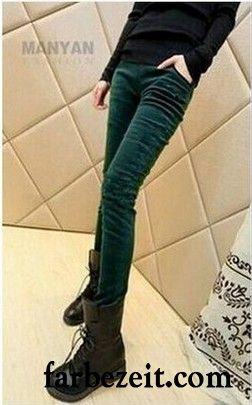 Farbige Hosen Damen Winter Trend Bleistift Hose Freizeit Outwear Herbst Leggings Unter Dünn Plus Samt Neu Sale