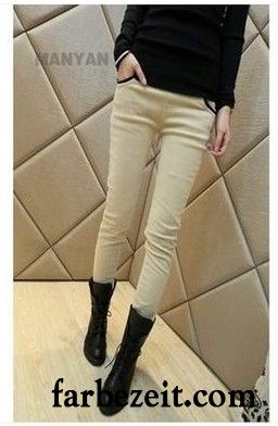 Farbige Hosen Damen Winter Trend Bleistift Hose Freizeit Outwear Herbst Leggings Unter Dünn Plus Samt Neu Sale