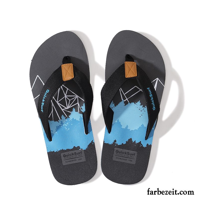 Flip Flops Herren Hausschuhe Sandalen Schüler Neue Mode Persönlichkeit Sandfarben Schwarz