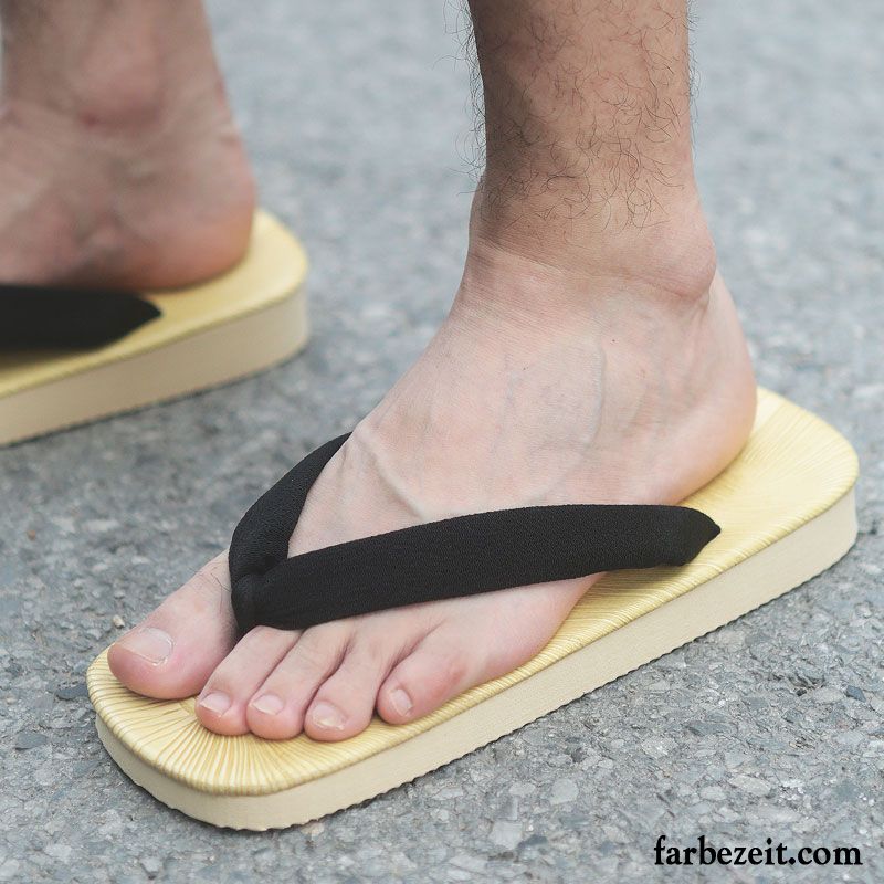 Flip Flops Herren Lovers Dicke Sohle Rutschsicher Dunkelblau