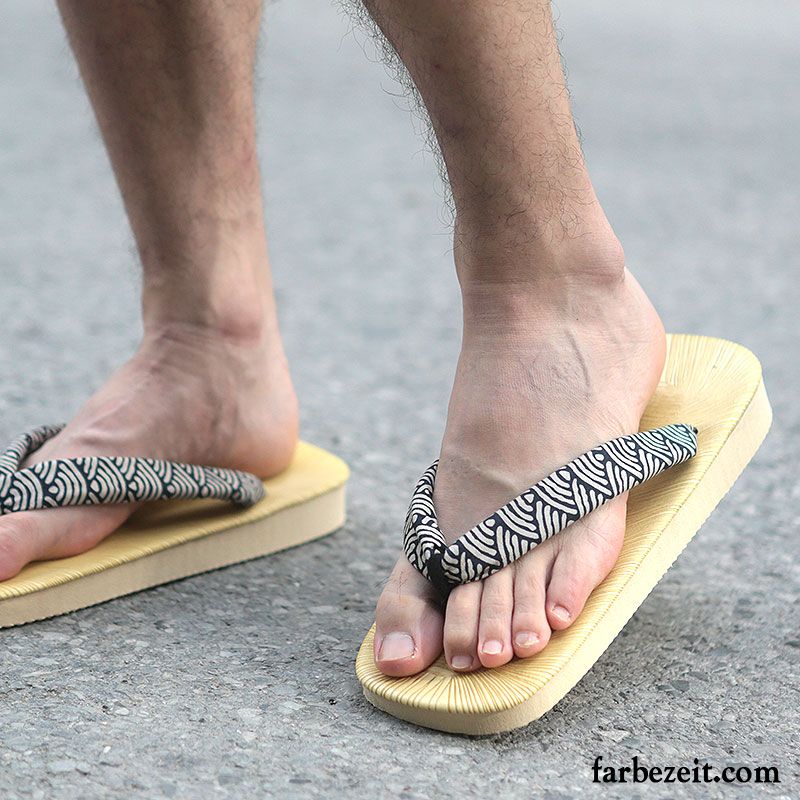 Flip Flops Herren Lovers Dicke Sohle Rutschsicher Dunkelblau