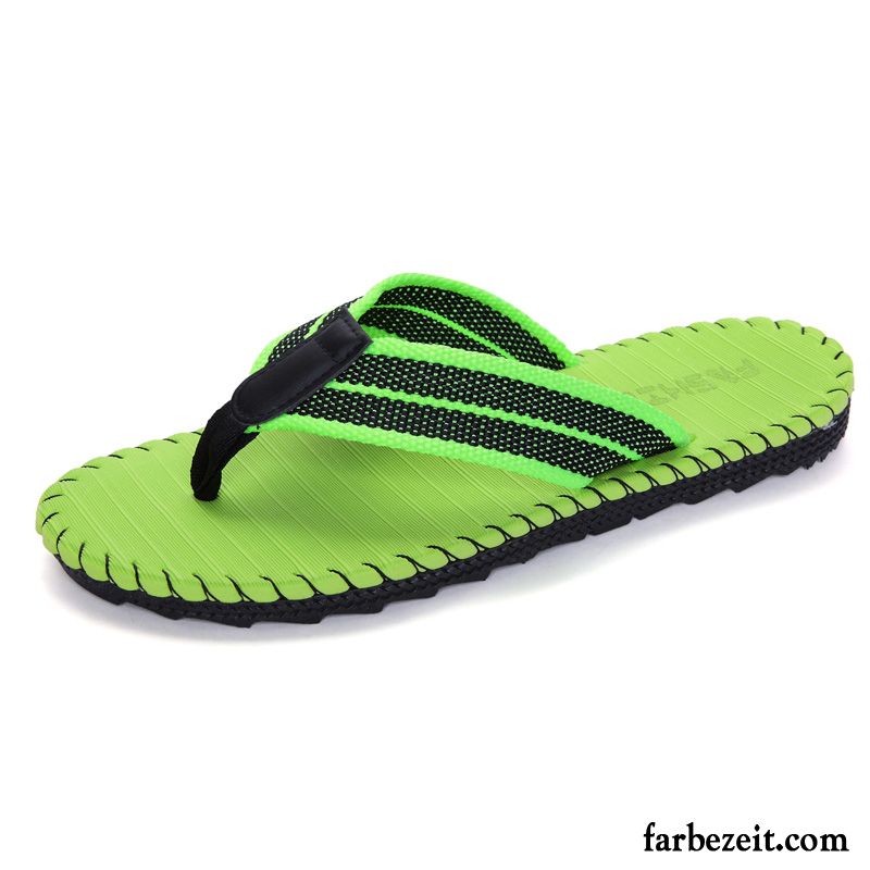 Flip Flops Herren Rutschsicher Persönlichkeit Lovers Trend Schuhe Sommer Sandfarben Gelb