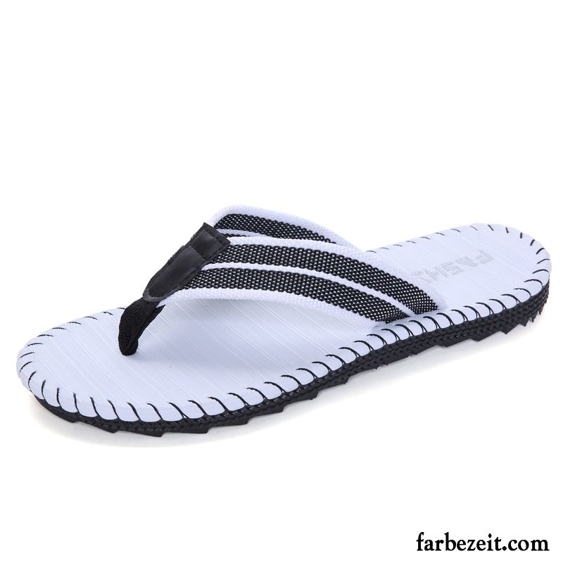 Flip Flops Herren Rutschsicher Persönlichkeit Lovers Trend Schuhe Sommer Sandfarben Gelb