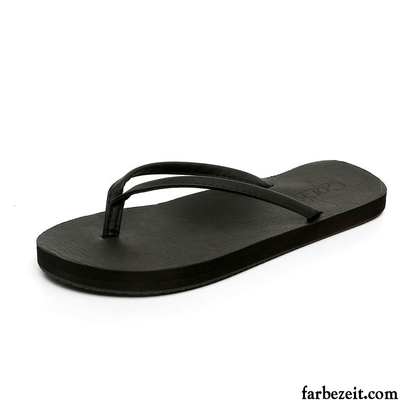 Flip Flops Herren Schuhe Persönlichkeit Lovers Trend Sommer Casual Sandfarben Grau