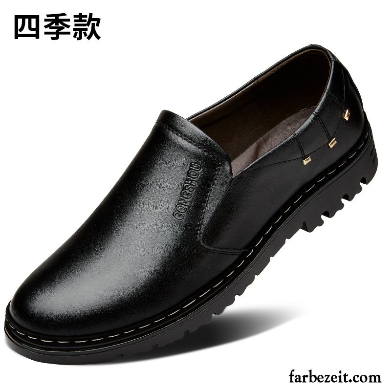 Schuhe Herren England Baumwolle Schuhe Feder Große Größe Lederschue Winter Casual Geschäft Trend Echtleder Billig