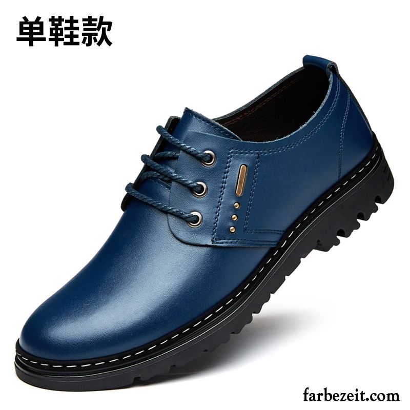 Schuhe Herren England Baumwolle Schuhe Feder Große Größe Lederschue Winter Casual Geschäft Trend Echtleder Billig