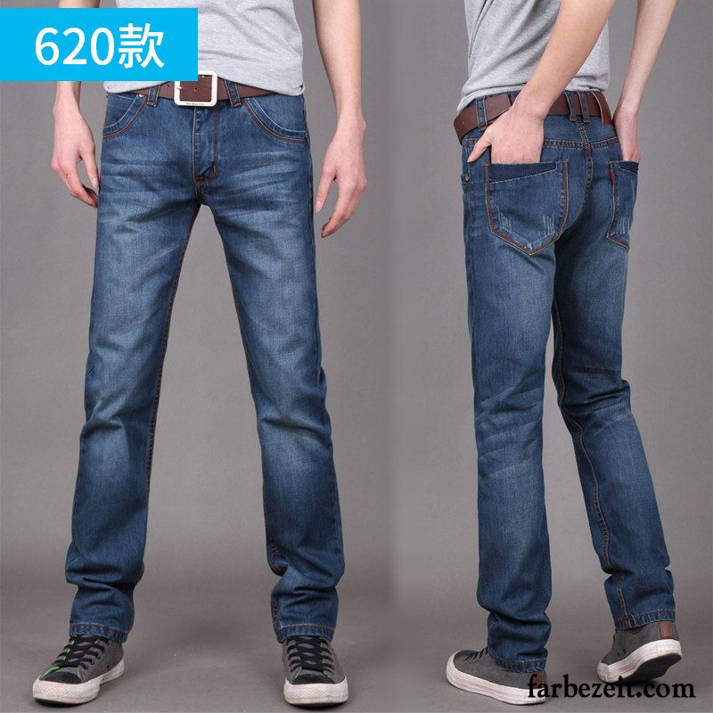 Graue Jeans Herren Trend Lange Jugend Herbst Neu Hose Licht Lose Jeans Freizeit Gerade Kaufen