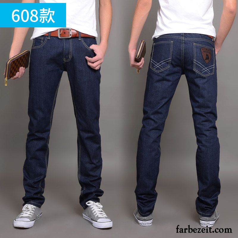 Graue Jeans Herren Trend Lange Jugend Herbst Neu Hose Licht Lose Jeans Freizeit Gerade Kaufen