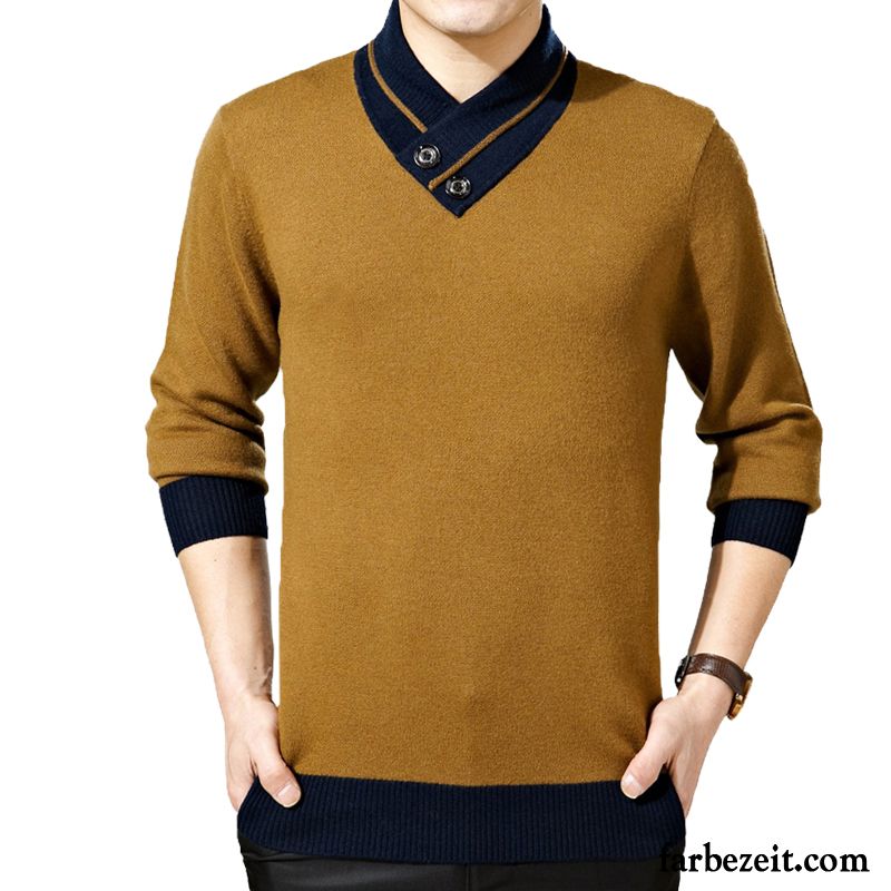 Grobe Strickjacke Herren Pullover Winter Unteres Hemd Trend Neue Winterkleidung Verdickung Sale