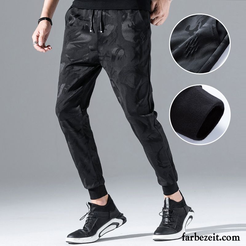 Gummizug Hosen Für Männer Trend Herren Lange Sport Hose Freizeit Schwarz Tarnung Harlan Lose Herbst Günstig