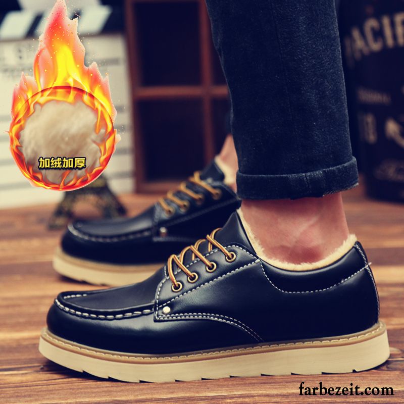 Günstig Schuhe Kaufen Erhöht Casual Jugend Lederschue Runde Zehe Schuhe England Skaterschuhe Neue Feder Herren Schüler Trend Sale