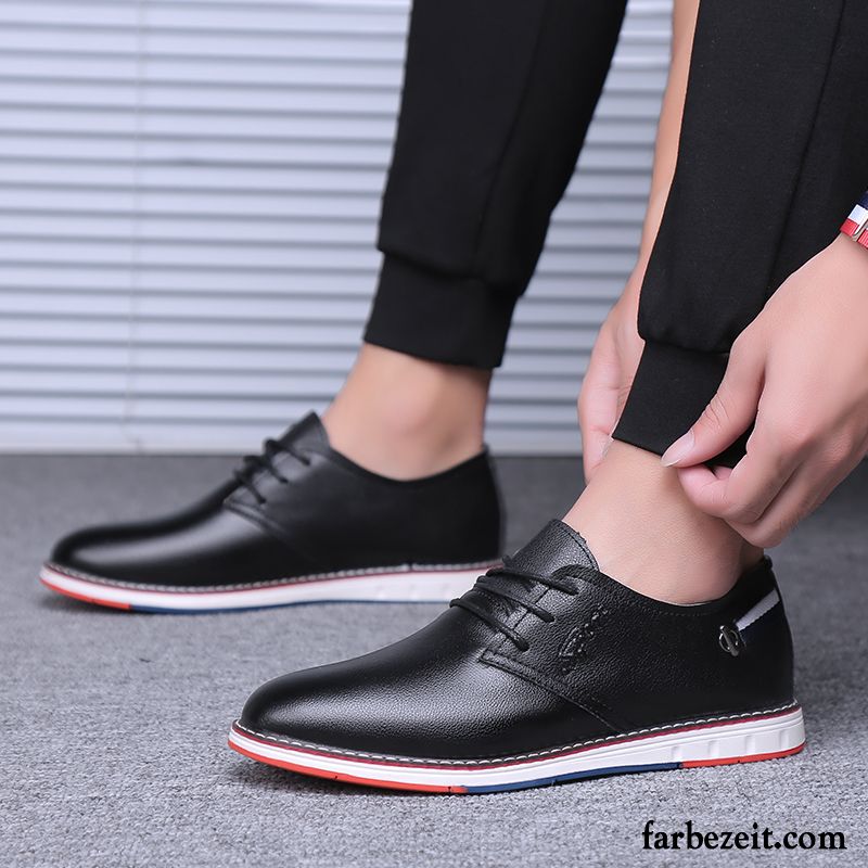 Günstige Leder Schuhe Geschäft Casual Winter Schuhe Allgleiches Baumwolle Schuhe Herren Trend England Jugend Plus Samt Lederschue Sale