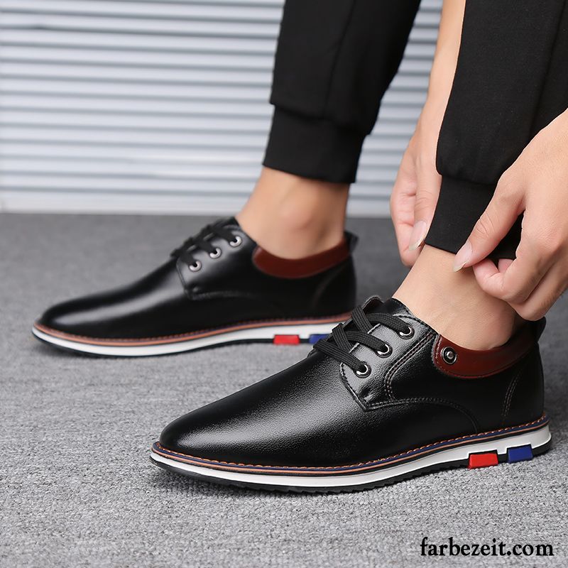 Günstige Leder Schuhe Geschäft Casual Winter Schuhe Allgleiches Baumwolle Schuhe Herren Trend England Jugend Plus Samt Lederschue Sale