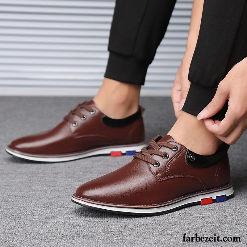 Günstige Leder Schuhe Geschäft Casual Winter Schuhe Allgleiches Baumwolle Schuhe Herren Trend England Jugend Plus Samt Lederschue Sale