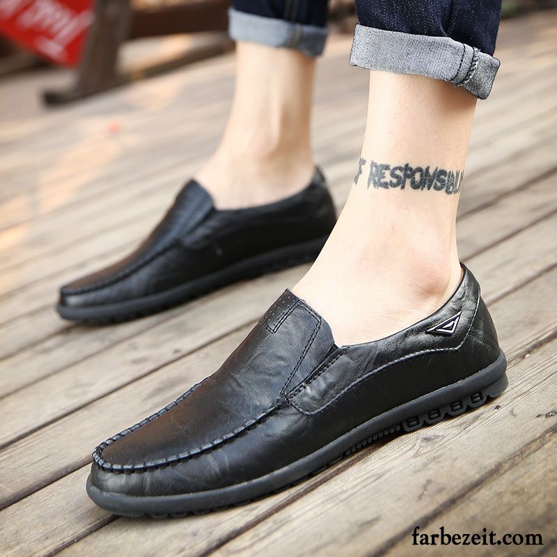 Halbschuhe Mädchen Feder Herren Lederschue Casual Neue Schuhe Trend Atmungsaktiv Quaste Faul Rabatt