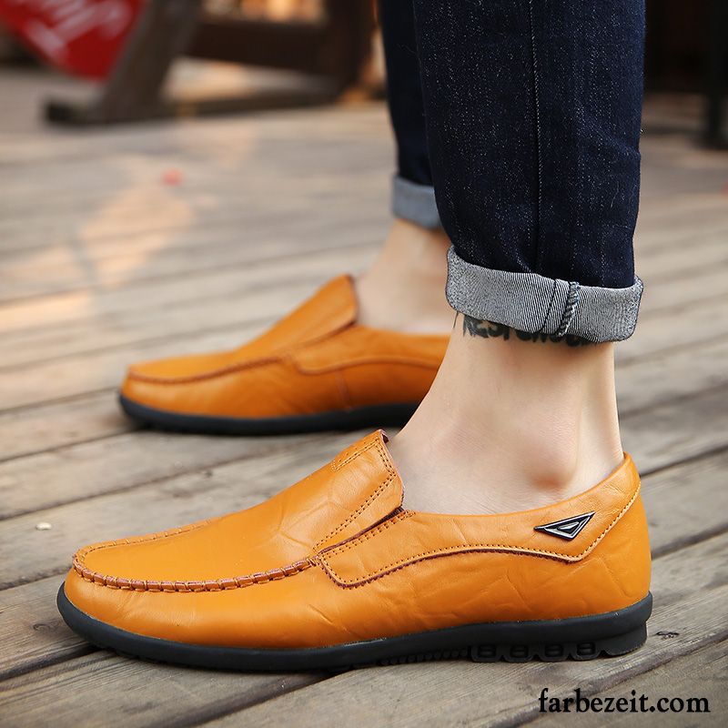 Halbschuhe Mädchen Feder Herren Lederschue Casual Neue Schuhe Trend Atmungsaktiv Quaste Faul Rabatt