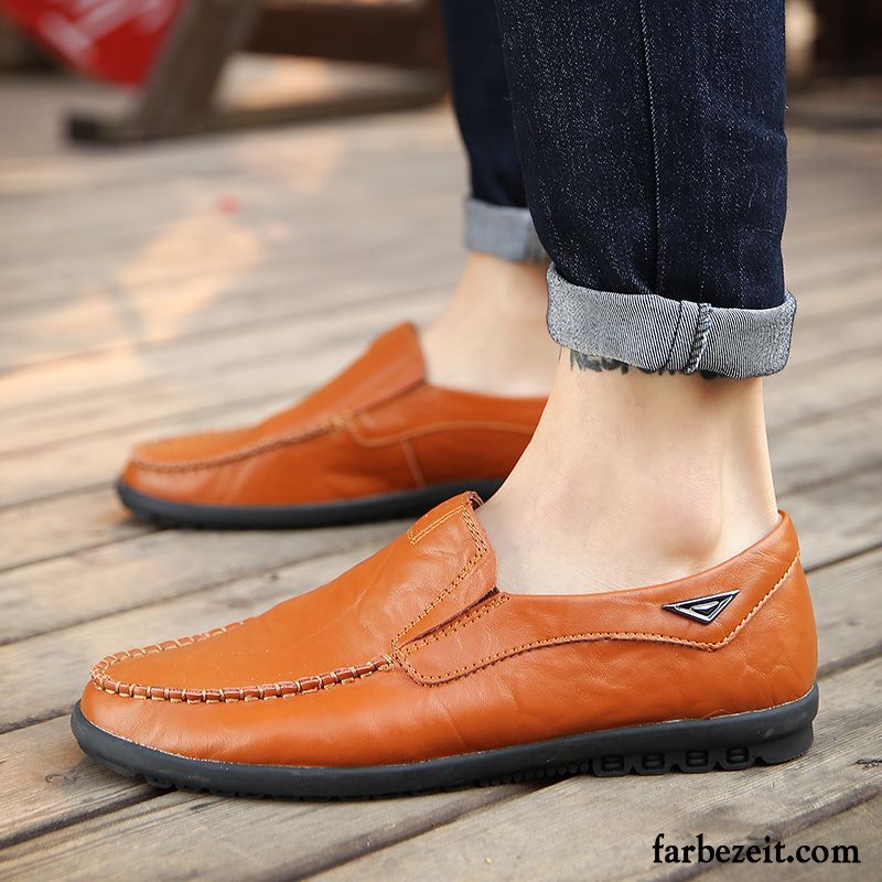 Halbschuhe Mädchen Feder Herren Lederschue Casual Neue Schuhe Trend Atmungsaktiv Quaste Faul Rabatt